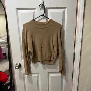 Abercrombie & Fitch Beige Knit Sweater
